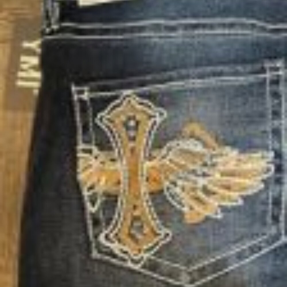 YMI Boot Cut Jeans with Rhinestone Pockets - Picture 4 of 5